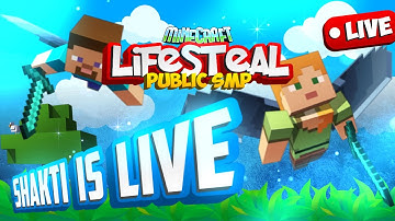Minecraft Smp Live || Join Our Public Server | Java + Pe / Lifesteal SMP| Support for Dream PC