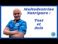 Maltodextrine pour les sportifs  test et avis sur celle de nutripure