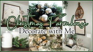 *NEW* CHRISTMAS LIVING ROOM DECORATE WITH ME | COZY FARMHOUSE CHRISTMAS DECORATING IDEAS 2023