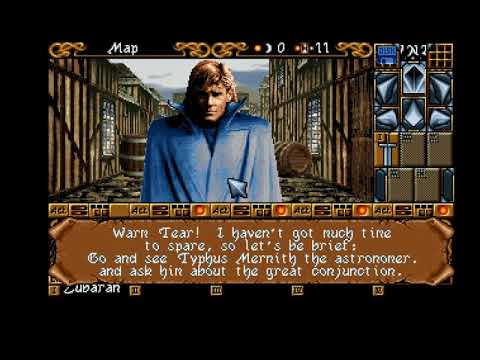 Ishar 3 - The Seven Gates of Infinity (Amiga) - Intro u0026 gameplay