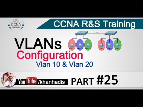 CCNA: VLANs First Time Configurations in Urdu-Hindi Part 25