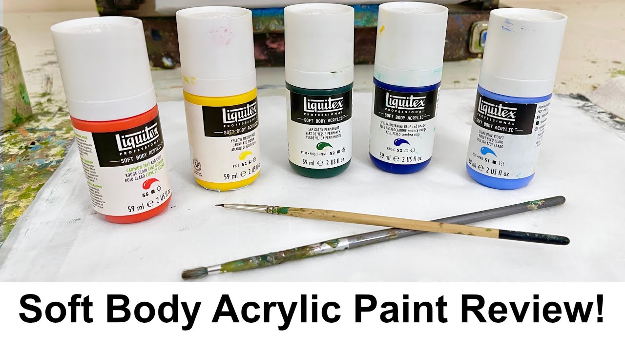 Tutorial : Using SOFT BODY Acrylics 