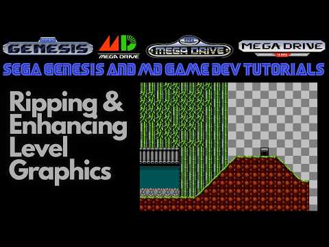 Ripping & Enhancing Level Graphics: Sega Mega Drive / Genesis - Beginner Game Dev Tutorials