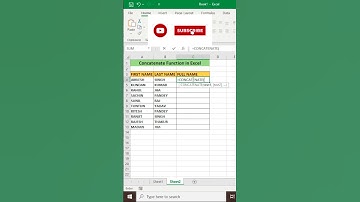 How to use concatenate || Concatenate use in Excel