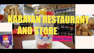 KABAYAN RESTAURANT AND STORE, PLANO TEXAS