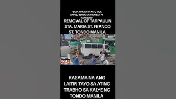 MK🤪/TARPAULIN OBSTRUCTION ILLEGAL PARKING ILLEGAL VENDOR #tondo #manila @IskoMorenoDomagosoVlog
