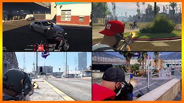 Gulag Gang vs RUST Shootout Around X-Mart Gas Station (multiple pov) | Nopixel GTA RP