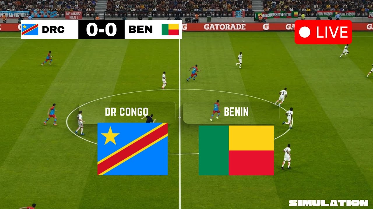 🔴 LIVE DR Congo vs Benin   | Africa Cup of Nations 2025 | PES 2021 Gameplay simulation