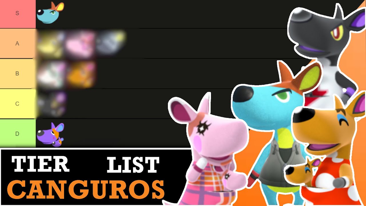 TIER LIST CANGUROS ANIMAL CROSSING NEW HORIZONS | Cabuig | - YouTube