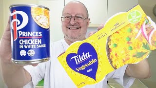 Princes Chicken In White Sauce and Tilda Vegetable Rice ~ Food Review  Cpsb Lunch Menu This Week