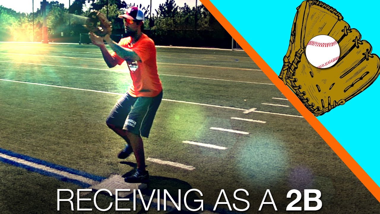 Turning a Double Play Receiving as a 2nd Basemen YouTube