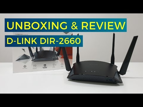 Unboxing & Review D-LINK DIR-2660 - A Smart Mesh WiFi Router