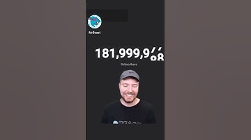 MrBeast hits 182M!! #shorts #mrbeast #mrbeastvstseries #subcount