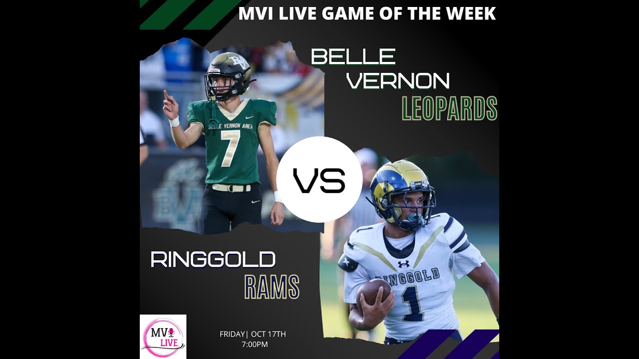 MVI Live | Belle Vernon vs Ringgold | Football | 10/17/25