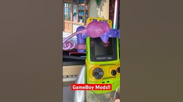 MODS!! 😳 #gameboy #nintendo #mods #nostalgia #trending #shorts #ytshorts