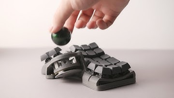 The Charybdis wireless keyboard