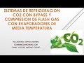 SISTEMAS REFRIGERACION DE CO2 CON BYPASS Y COMPRESION DE FLASH GAS Y EVAPORADOR DE MEDIA TEMPERATURA