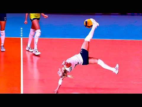 Acrobatic Foot Saves | Best Volleyball Actions for TWO Years | HD |