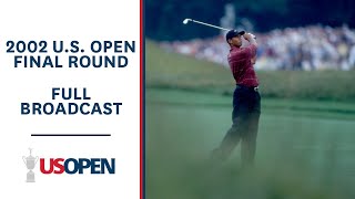 2002 U.S. Open (Final Round): Tiger Woods Rises Above the Field at Bethpage Black | Full Broadcast screenshot 5