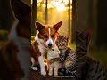 Unbreakable Friendship: Dog, Cat &amp; Rabbit’s Heartwarming Story 🐶🐱🐰❤️"