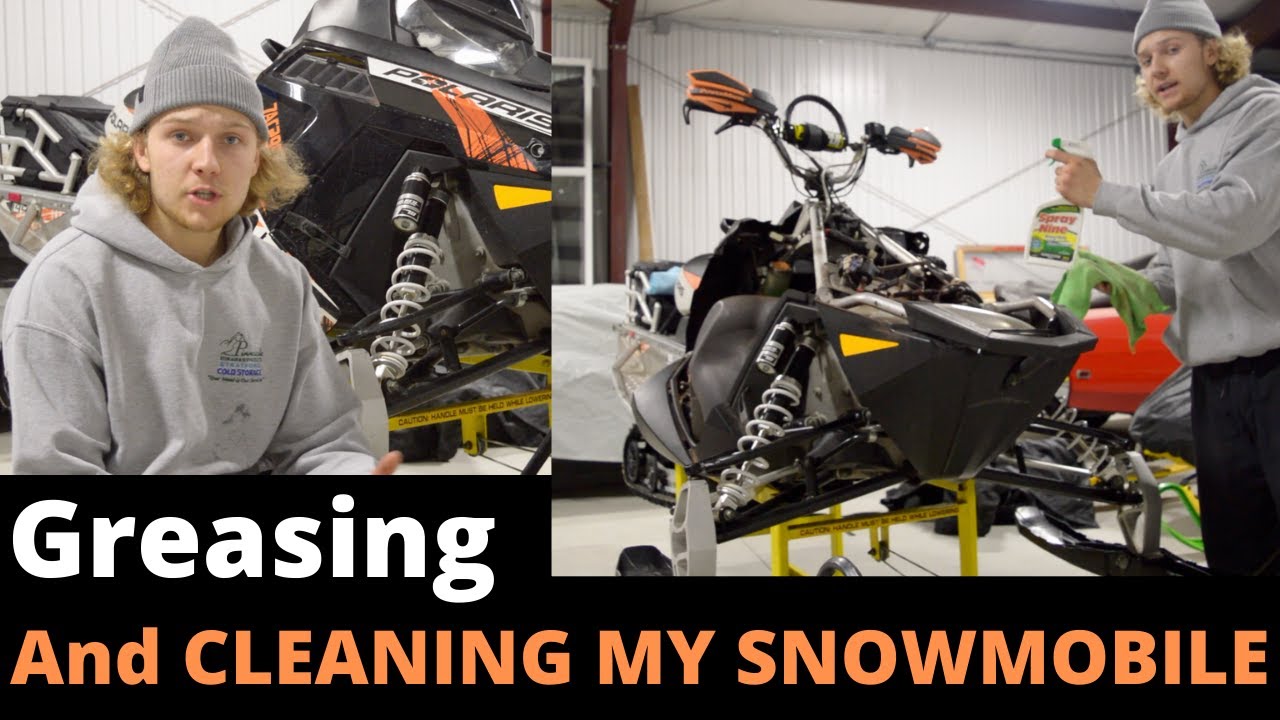 How to grease and clean your Skidoo Polaris Yamaha Arctic Cat