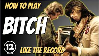 Bitch - The Rolling Stones | Guitar Lesson