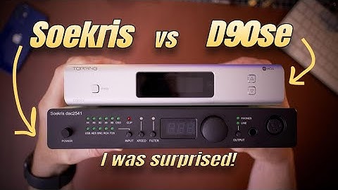 Soekris 2541 vs Topping D90se (dacs zijn WEL belangrijk!)