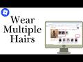 How To Wear Multiple Hairs In Roblox