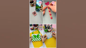 حيل وافكار مقلمه بالورق صنع اشياء بالورق Diy Shorts Diy Youtubeshorts Craft Art Fyp Fypシ 