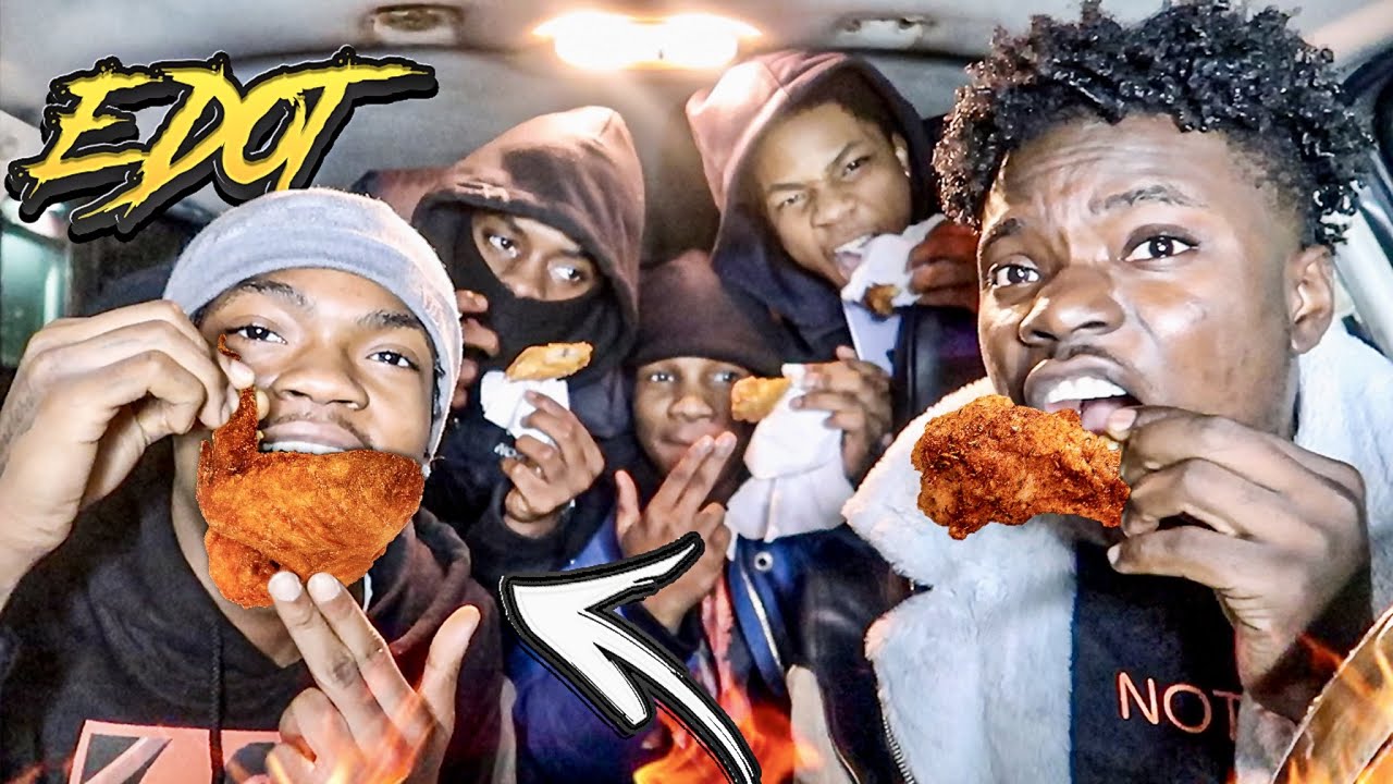 Telling Drill Rappers To Eat The Worlds Hottest Wings With No Beverage...*Got Intense