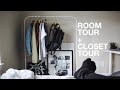 Room Tour + Closet Tour: Minimal & Modern