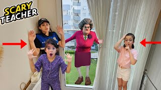 MELİSA NİSA SCARY TEACHER EVİMİZE GELDİ !! ARKADAŞIM KORKTU !! دي دي ميدو - لولو | قناة وناسة