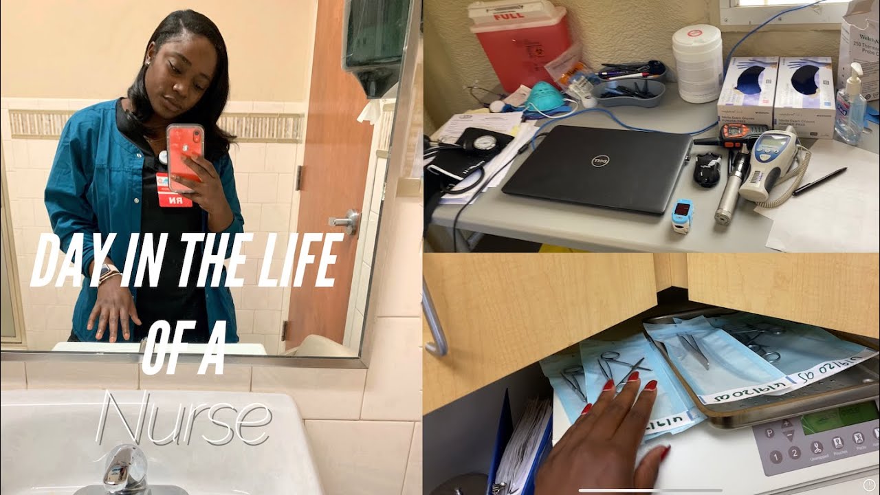 DAY IN THE LIFE OF A NURSE | registered nurse - YouTube