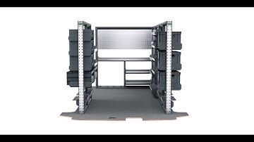 bott modulo3 van racking system.