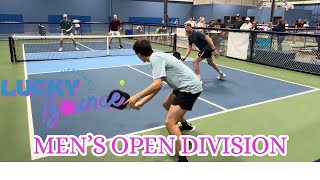Men’s open division spring challenge tournament at Pure Pickleball club 