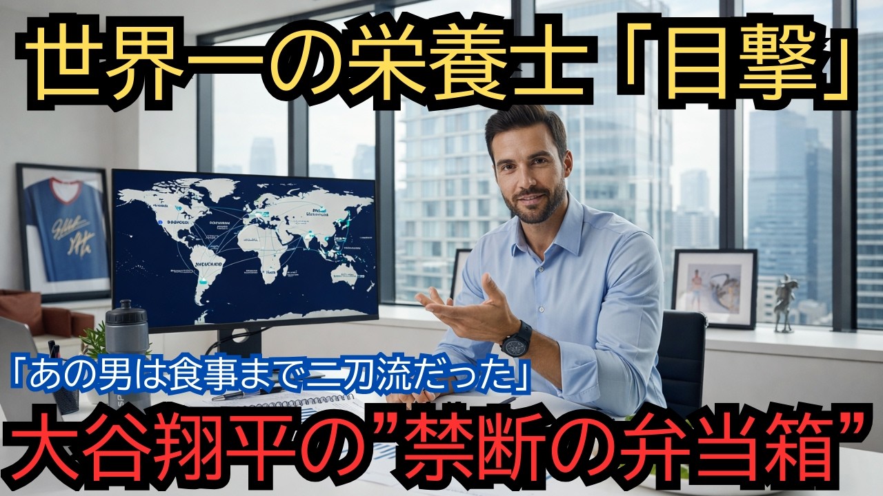 【全米衝撃】「あの男は食事まで二刀流だった」世界一の栄養士がロッカールームで目撃した大谷翔平の