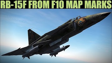 AJS37 Viggen: RB-15F From F10 Map Marks Tutorial | DCS WORLD