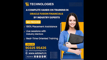 Oracle Fusion Financials Demo- By Real Time Expert From SSB Technologies Hyderabad