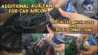 HOW TO INSTALL AUXILIARY FAN WITH RELAY AND FUSE WIRING CONNECTION