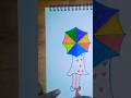 beautiful umbrella with girl😊#trending #shorts #