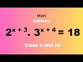 Class 10 Indices Important Question