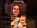 Ranking Cutest Baby Responses Ever #babyfirstwords #cutestbabies #funny #shorts