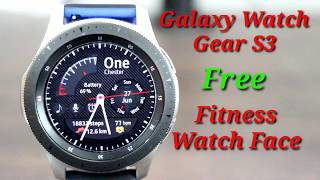 Top Free Gear S3/Galaxy Watch Analog Finess Watch Face screenshot 3