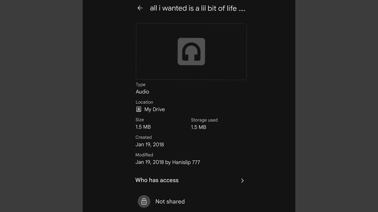 ALL I WANTED WAS A LIL BIT OF LIFE!