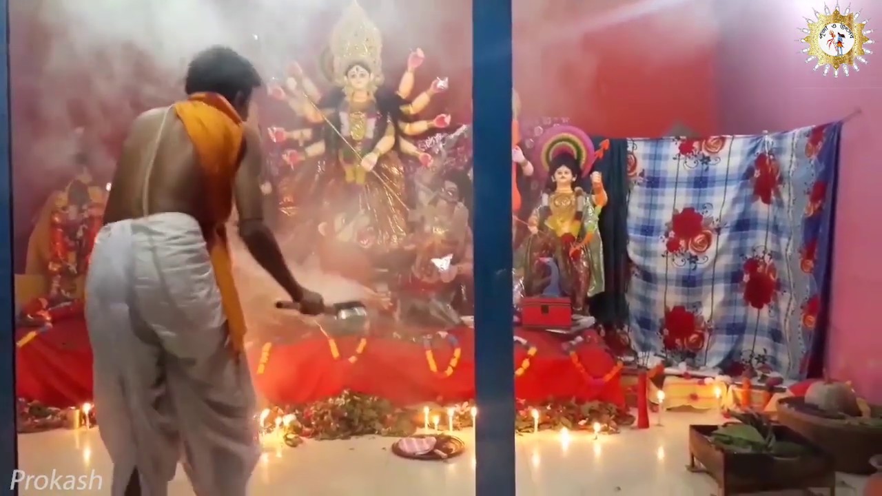 Mymensingh Puja  Basanti Puja 2020  Best Arati Video  Pujor Dhak  Best Ulu Dhoni  Sankha Dhoni