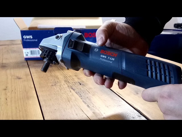 Bosch GWS 7-125 Angle grinder 0 601 388 108 - YouTube