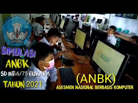 Simulasi Asesmen Nasional Berbasis Komputer (ANBK) || proses login username dan parswod