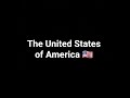 The United States of America 🇺🇸