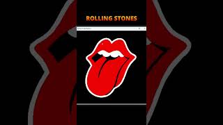 The Rolling Stones Logo - Python Turtle