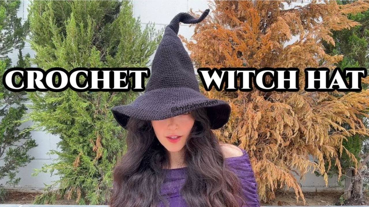 Crochet Witch Hat 🖤 Halloween Crochet